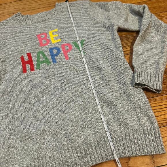 Be Happy Grey sweater - Picture 5 of 6